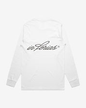 IN FERIAS "iF" LONG SLEEVE TEE (WHITE)