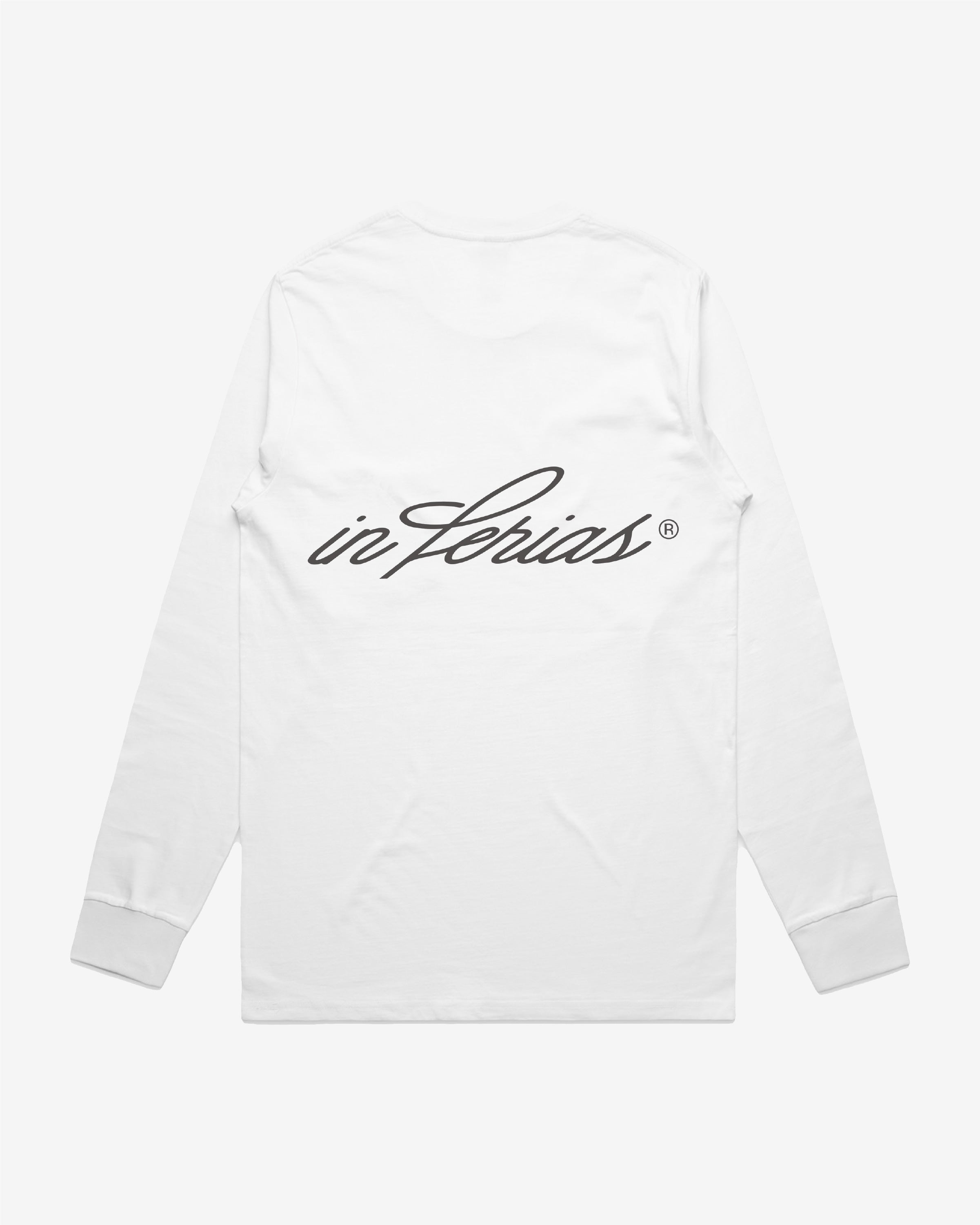 IN FERIAS "iF" LONG SLEEVE TEE (WHITE)